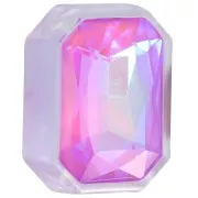 Serti octogone en plastique pour cabochon 4627 18x13 mm - Violet Opal x1