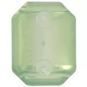 Serti octogone en plastique pour cabochon 4627 18x13 mm - Olive Opal x1