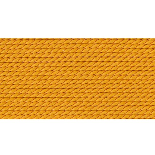 Fil de soie 0.70 mm - Jaune foncé x2m
