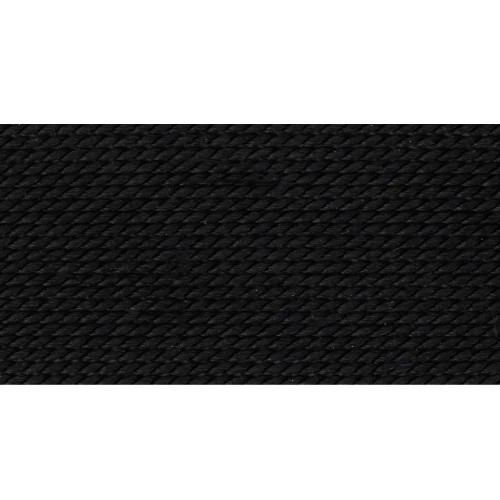 Fil de soie 0.70 mm - Noir x2m