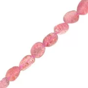 Strawberry Quartz - Perles nuggets irréguliers 6 - 7 mm en pierre gemme - Strawberry Quartz x39cm Perles nuggets irréguliers 6 - 7 mm en pierre gemme - Strawberry Quartz x39cm