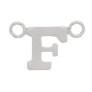 Intercalaire lettre alphabet 6x10 mm - F - Argent 925 x1