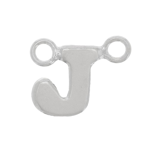 Intercalaire lettre alphabet 6x8 mm - J - Argent 925 x1