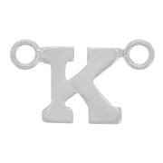 Intercalaire lettre alphabet 6x10 mm - K - Argent 925 x1|raw }}