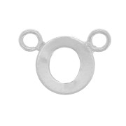 Intercalaire lettre alphabet 6x9 mm - O - Argent 925 x1|raw }}