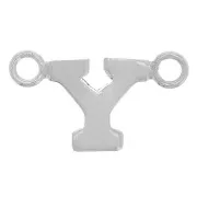 Intercalaire lettre alphabet 6x10.5 mm - Y - Argent 925 x1