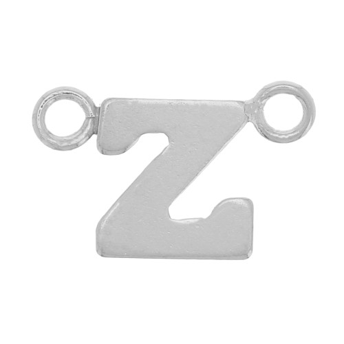 Intercalaire lettre alphabet 6x10 mm - Z - Argent 925 x1