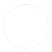 Cercle nu en métal pour attrape rêves suspension et abat-jour 45 cm - Blanc x1|raw }}