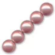 Perles nacrées PureCrystal 5810 8 mm Powder Rose Pearl x5
