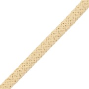 Cordon en polyester tressé 5 mm - Beige x1m