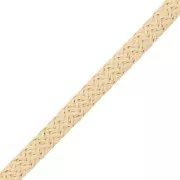 Cordon en polyester tressé 5 mm - Beige x1m