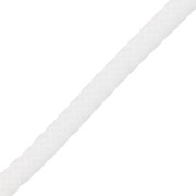 Cordon en polyester tressé 5 mm - Blanc x1m|raw }}