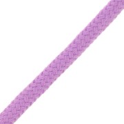 Cordon en polyester tressé 5 mm - Orchidée x1m