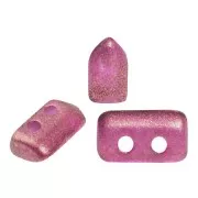 Perles en verre Piros® par Puca® 2x5 mm - Halo Fuchsia x10g