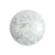 Cabochon rond en verre par Puca® 18 mm - Milky White x1