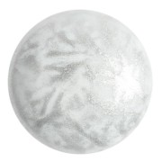 Cabochon rond en verre par Puca® 25 mm - Milky White x1|raw }}