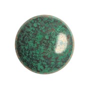 Cabochon rond en verre par Puca® 18 mm - Frost Jade Bronze x1|raw }}
