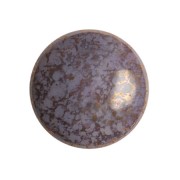 Cabochon rond en verre par Puca® 18 mm - Frost Parme Bronze x1|raw }}