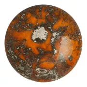 Cabochon rond en verre par Puca® 25 mm - Frost Tangerine New Picasso x1