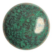 Cabochon rond en verre par Puca® 25 mm - Frost Jade Bronze x1|raw }}