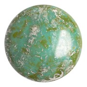 Cabochon rond en verre par Puca® 25 mm - Frost Jade New Picasso x1