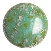 Cabochon rond en verre par Puca® 25 mm - Frost Jade New Picasso x1