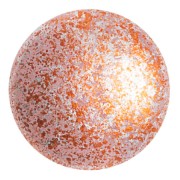 Cabochon rond en verre par Puca® 25 mm - Frost Sweet Pink Tweedy x1