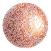 Cabochon rond en verre par Puca® 25 mm - Frost Sweet Pink Tweedy x1