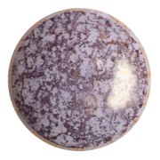 Cabochon rond en verre par Puca® 25 mm - Frost Sweet Pink Bronze x1