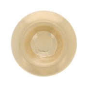 Élément rond à coller 10 mm pour cabochon 3 mm - Gold filled (or laminé) x1