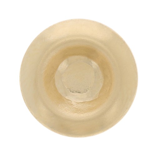Élément rond à coller 10 mm pour cabochon 3 mm - Gold filled (or laminé) x1