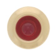 Élément rond à coller 10 mm pour cabochon 3 mm - Gold filled (or laminé) x1