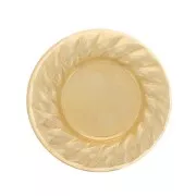 Élément rond à coller 9 mm pour cabochon 5 mm - Gold filled (or laminé) x1