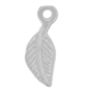 Mini breloque feuille 10x4 mm - Argent 925 x1|raw }}