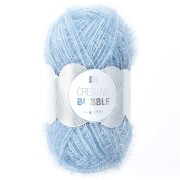 Creative Bubble - Fil à crocheter pour éponge tawashi - Bleu pigeon x50g