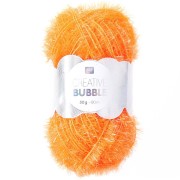 Creative Bubble - Fil à crocheter pour éponge tawashi - Neon Abricot x50g