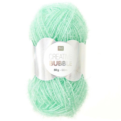 Creative Bubble - Fil à crocheter pour éponge tawashi - Aigue-marine x50g