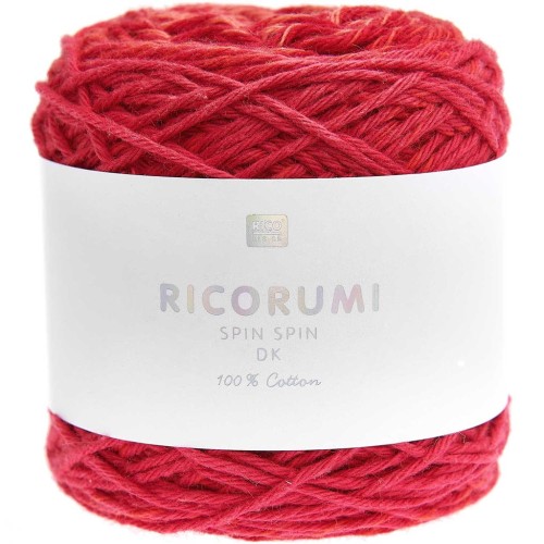 Coton Ricorumi Spin Spin par Rico Design pour Amigurumi - Rouge x50g
