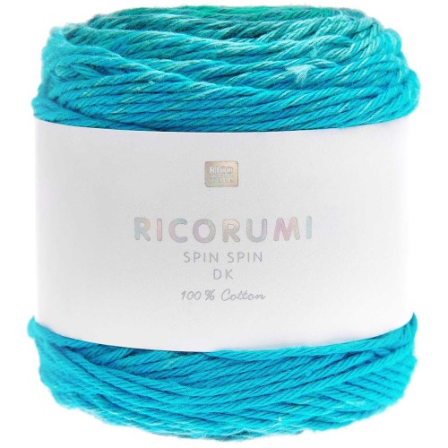 Coton Ricorumi Spin Spin par Rico Design pour Amigurumi - Turquoise x50g