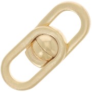 Fermoir design aimanté 19.5x8 mm - Argent 925 Doré à l'or fin x1|raw }}