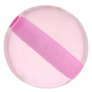 Perle en résine transparente 10 mm - Rose x1|raw }}