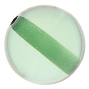 Perle en résine transparente 10 mm - Vert x1