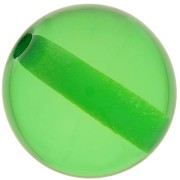 Perle en résine transparente 12 mm - Vert prairie x1|raw }}