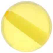 Jaune Soleil - Perle en résine transparente 14 mm - Jaune soleil x1 Perle en résine transparente 14 mm - Jaune soleil x1