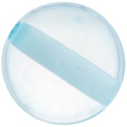 Perle en résine transparente 14 mm - Bleu glacier x1|raw }}