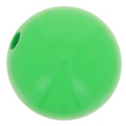 Perle en résine opaque 10 mm - Vert prairie x1