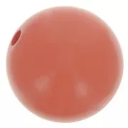 Perle en résine opaque 10 mm - Terre cuite x1