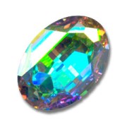 Cabochon PureCrystal 4127 30x22 mm Crystal AB|raw }}
