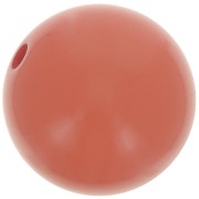 Perle en résine opaque 14 mm - Terre cuite x1|raw }}