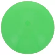 Cabochon rond en résine opaque 14 mm - Vert prairie x1